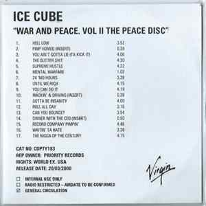 Ice Cube - War & Peace Vol. 2 (The Peace Disc) Album