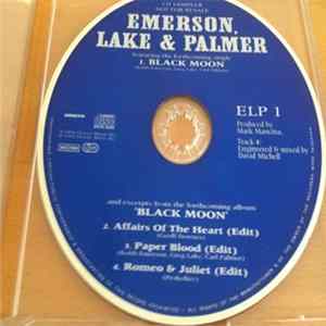 Emerson, Lake & Palmer - Black Moon Album
