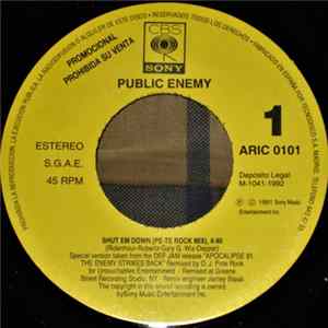 Public Enemy - Shut 'Em Down (Remix) Album