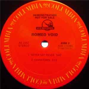 Romeo Void - Never Say Never Album