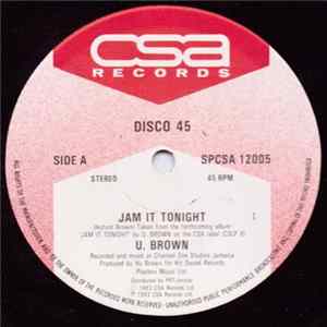 U. Brown - Jam It Tonight Album