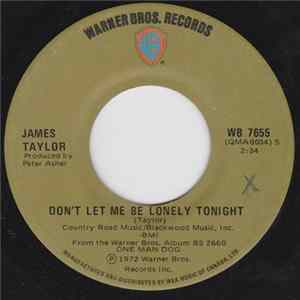 James Taylor - Don't Let Me Be Lonely Tonight Album