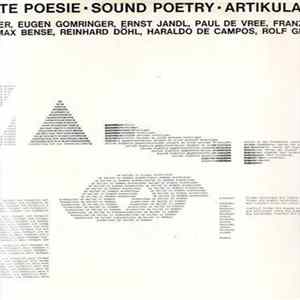 Various - Konkrete Poesie - Sound Poetry - Artikulationen Album