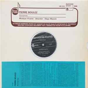 Pierre Boulez, Musique Vivante - Diego Masson - Domaines Album