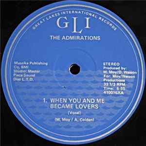 The Admirations - When You And Me Became Lovers Album