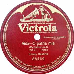 Emmy Destinn - Aïda - O Patria Mia Album