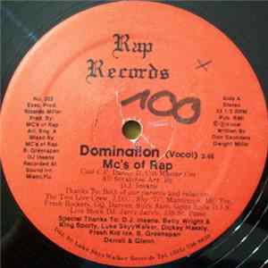 MC's Of Rap - Domination Album