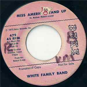 White Family Band - Miss America Stand Up Album
