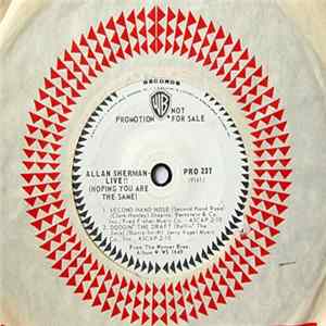 Allan Sherman - Live!! (Hoping You Are The Same) Album