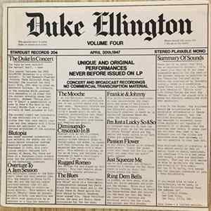 Duke Ellington - Volume Four - April 30, 1947 Album