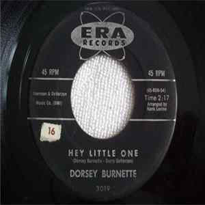 Dorsey Burnette - Hey Little One / Big Rock Candy Mountain Album
