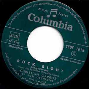 Christian Garros Et Son Orchestre - Rock Right Album