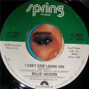 Millie Jackson - I Can't Stop Loving You / Loving You Album