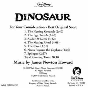 James Newton Howard - Dinosaur (For Your Consideration - Best Original Score) Album