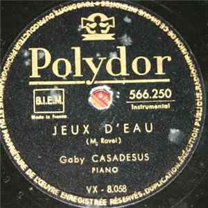 Gaby Casadesus - Le Tombeau De Couperin / Jeux D'eau Album