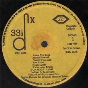 Konadu's Band - Akom Mu Yehu Album
