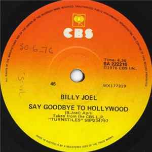 Billy Joel - Say Goodbye To Hollywood Album