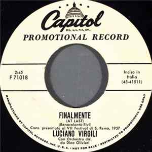 Luciano Virgili - Finalmente = At Last Album