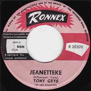 Tony Geys En Zijn Ensemble - Jeanetteke Album
