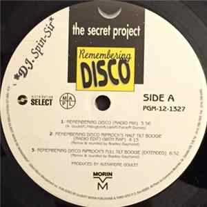 The Secret Project - Remembering Disco Album