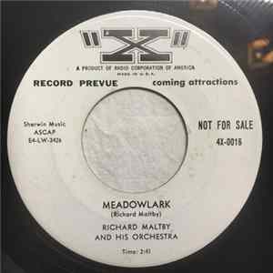 Richard Maltby And His Orchestra - Meadowlark / Black Pearls Album