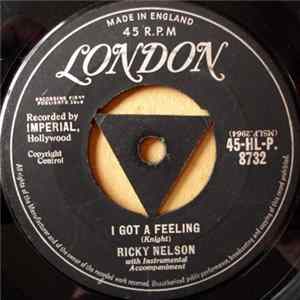 Ricky Nelson - I Got A Feeling Album