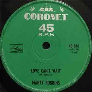 Marty Robbins - Love Can't Wait Album
