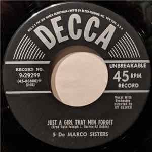 5 De Marco Sisters - Just A Girl That Men Forget / Love Me Album