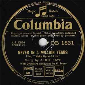Alice Faye - Never In A Million Years / Goodnight My Love Album