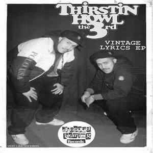Thirstin Howl The 3rd - Vintage Lyrics EP Album