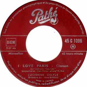 Lucienne Delyle - I Love Paris / C'est Magnifique Album