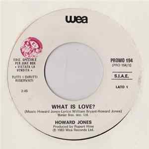 Howard Jones / Pat Wilson - What Is Love? / Bop Girl Album