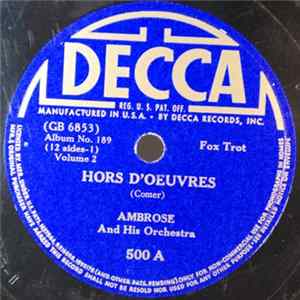 Ambrose And His Orchestra - Sid Phillips Compositions Album