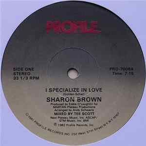 Sharon Brown - I Specialize In Love Album