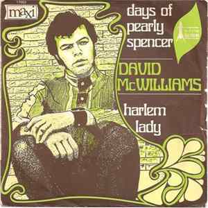 David McWilliams - Days Of Pearly Spencer / Harlem Lady Album