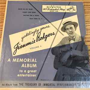Jimmie Rodgers - Jimmie Rodgers Memorial Album Volume 4 Album