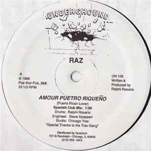 Raz - Amour Puetro Riqueño (Puerto Rican Lover) Album