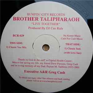 Brother Talipharaoh - Live Together Album