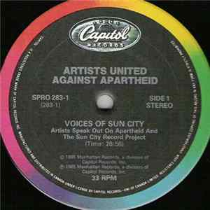 Artists United Against Apartheid - Voices Of Sun City Album