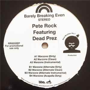 Pete Rock Featuring Dead Prez - Warzone Album