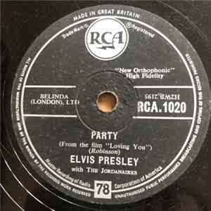 Elvis Presley With The Jordanaires - Party Album