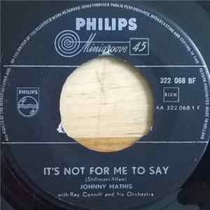 Johnny Mathis With Ray Conniff - It's Not For Me To Say / Warm And Tender Album