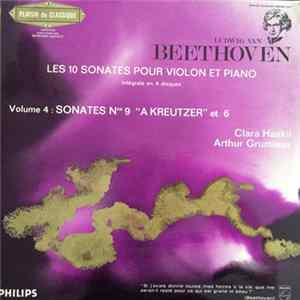 Ludwig van Beethoven - Clara Haskil, Arthur Grumiaux - Les 10 Sonates Pour Violon Et Piano - Volume 4 Album