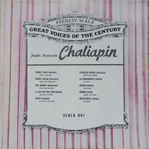 Feodor Ivanovich Chaliapin - Sings Album