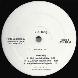 k.d. lang - Sexuality Album