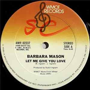 Barbara Mason - Let Me Give You Love Album