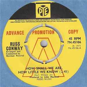 Russ Conway - How Small We Are, How Little We Know Album