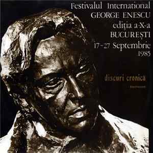 George Enescu / M. Ravel - Orchestra simfonică a Filarmonicii „George Enescu” din București Dirijor : Mihai Brediceanu - Festivalul International George Enescu Ediția A-X-a București 17-27 Septembrie 1985 Album
