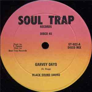 Black Sound Uhuro - Garvey Days / Blood Shed Album