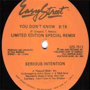 Serious Intention - You Don't Know Album